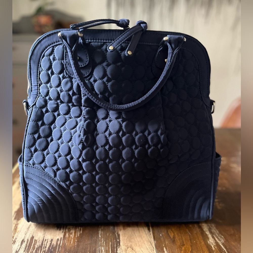 Vera Bradley Navy Quilted Bag - Picture 7 of 14
